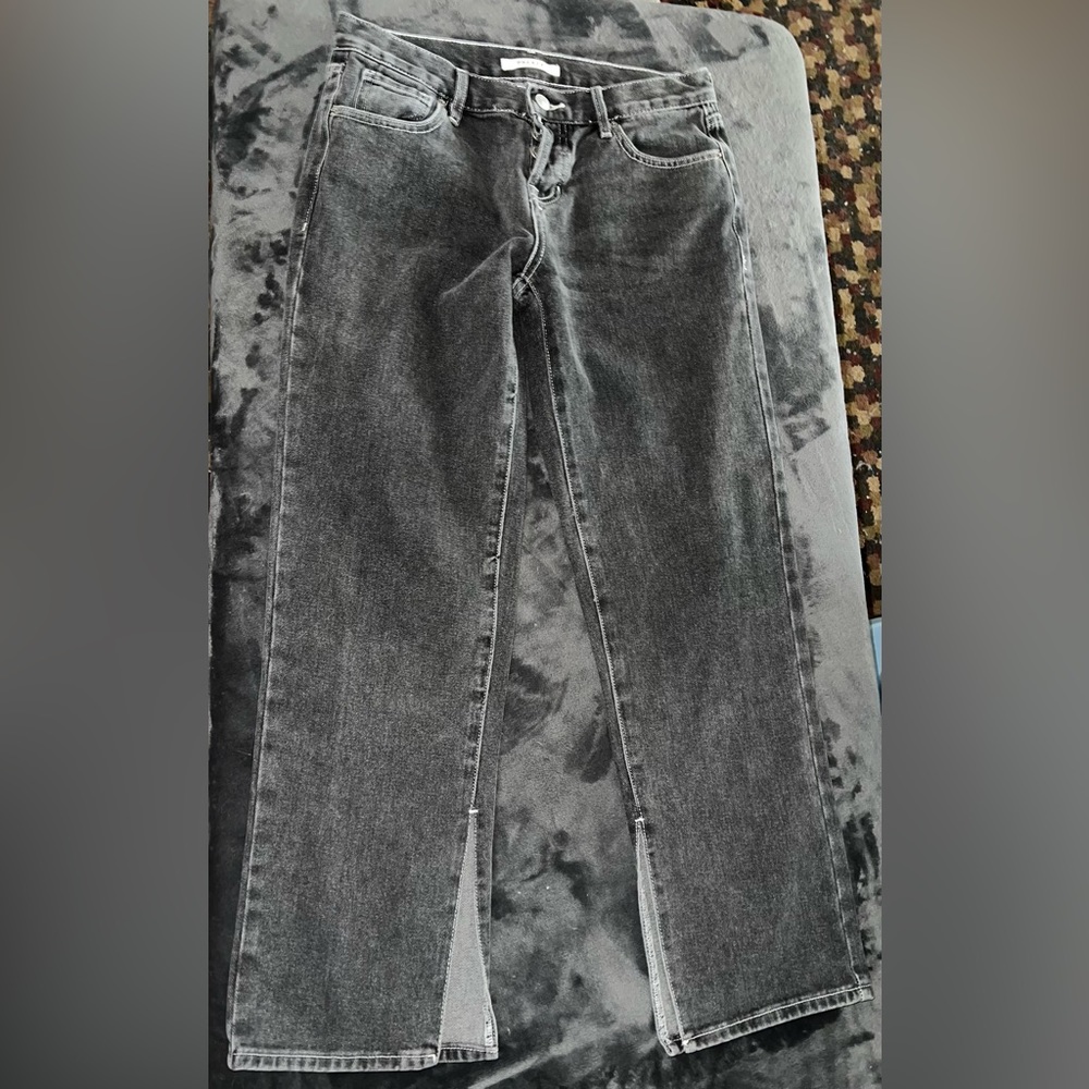 Pacsun Black Low Rise Straight Leg Jeans Size 27 - Picture 5 of 10